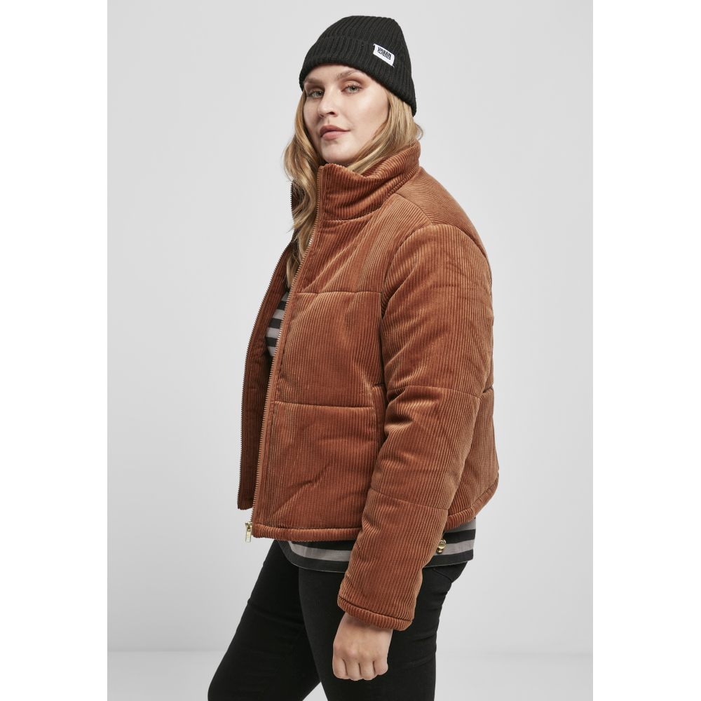 Urban Classics - Corduroy Puffer coat - Brown